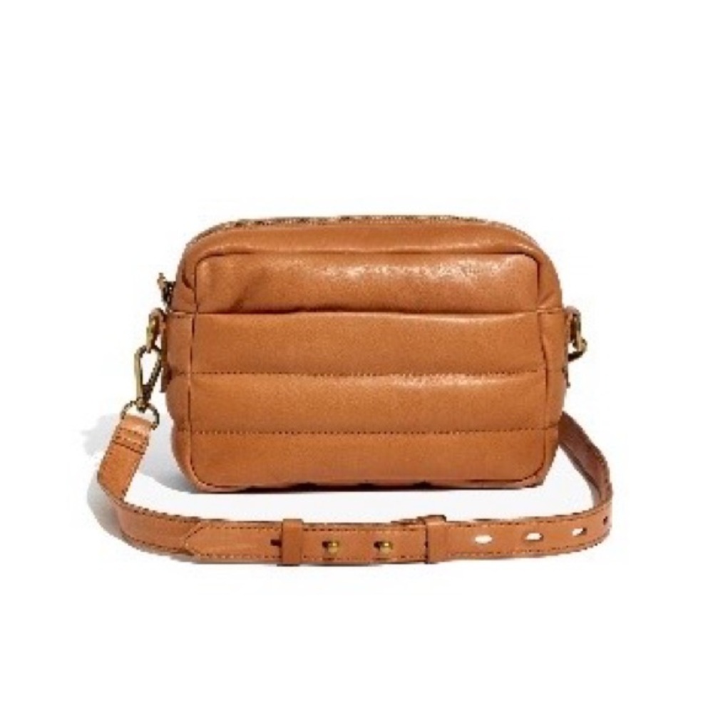 MADEWELL The Transport Leather Camera Bag Puff Edition